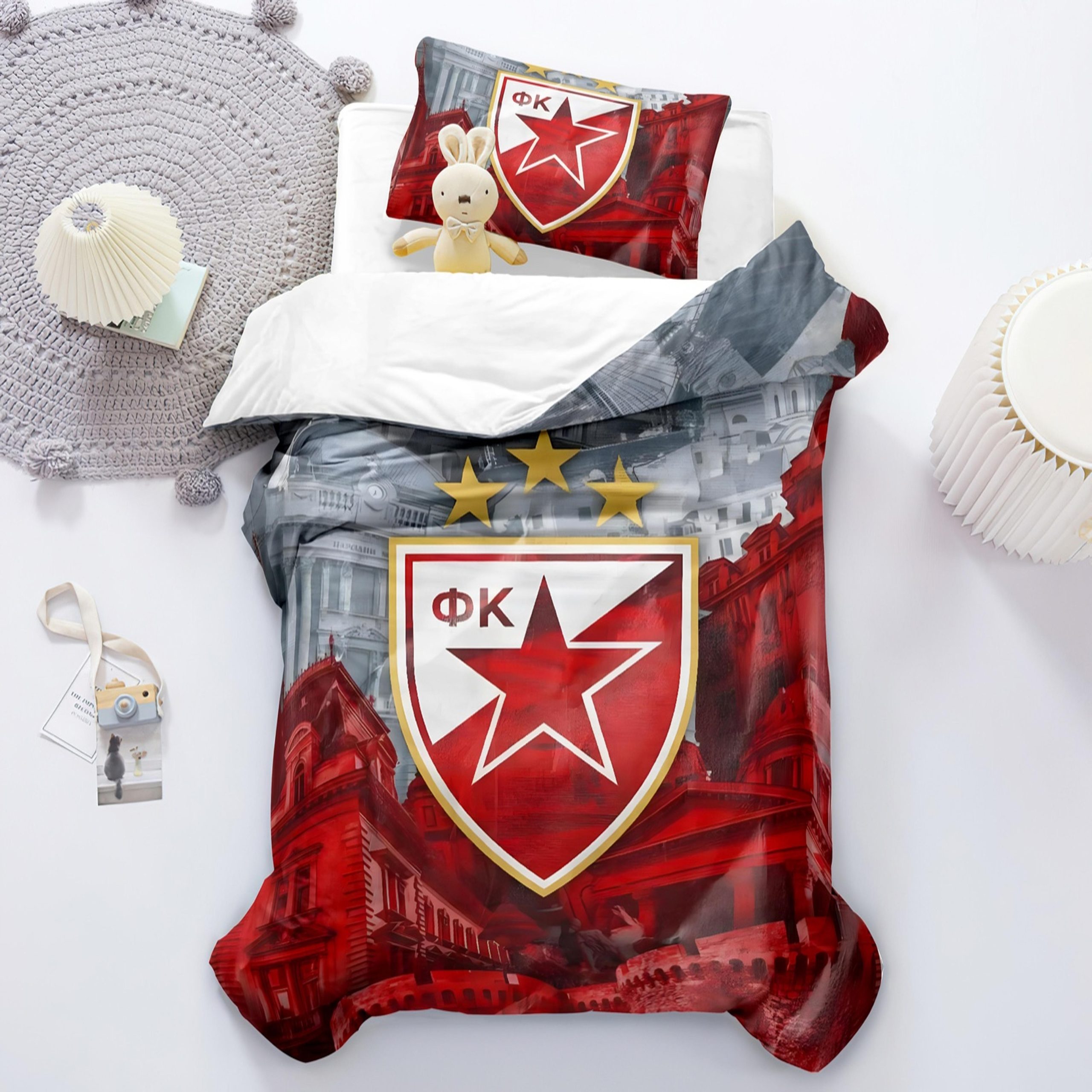 3D posteljina za djecu - Crvena Zvezda