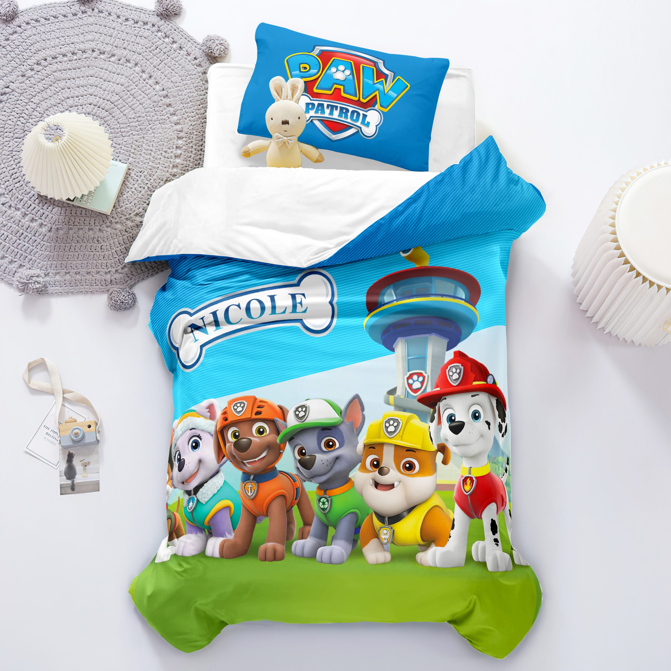 3D posteljina za djecu - Paw patrol