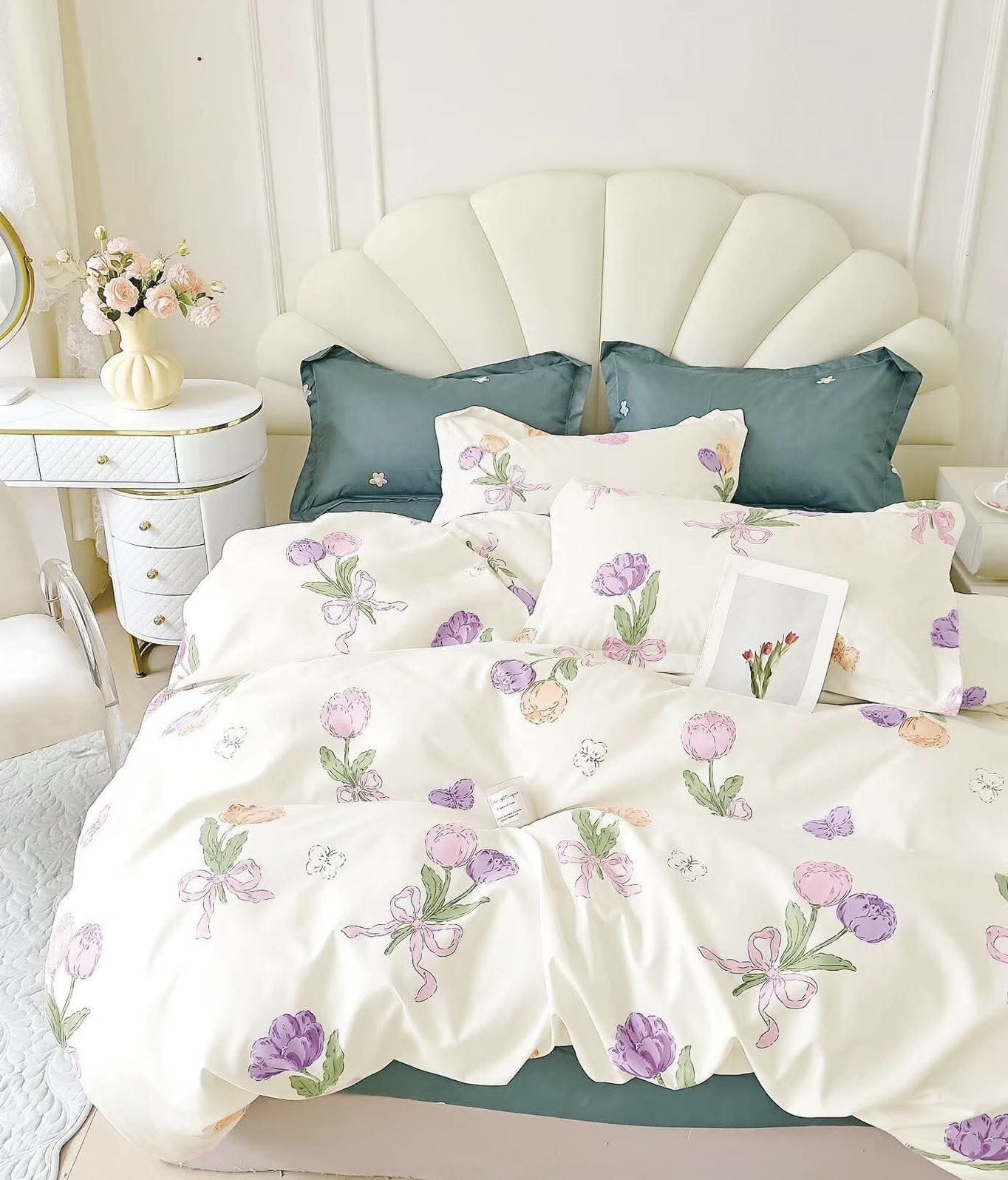 Premium dupla posteljina lux-288 SET 7/1 (posteljina sa dvije odvojene navlake za jorgan 140x200)