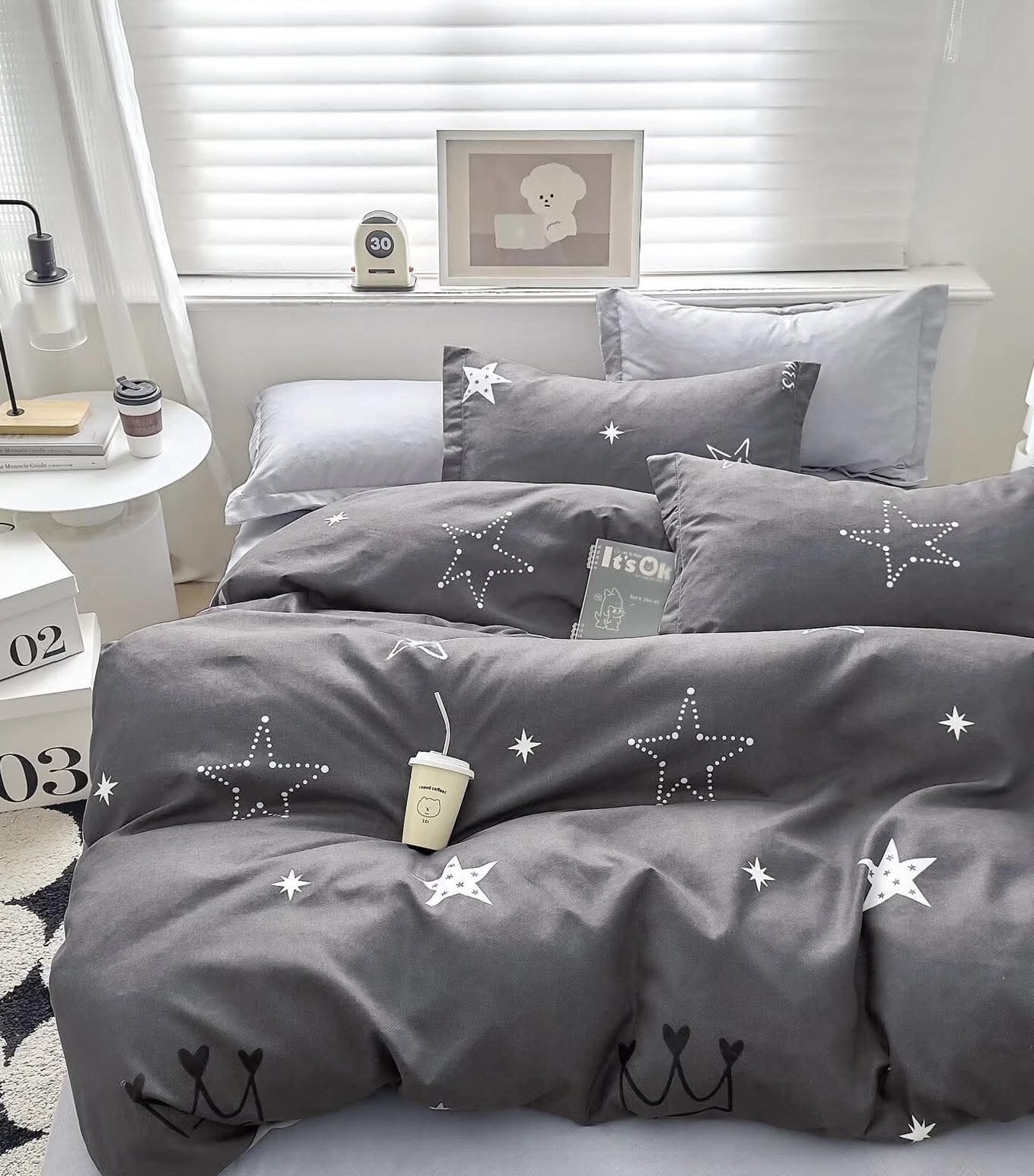 Premium dupla posteljina lux-286 SET 7/1 (posteljina sa dvije odvojene navlake za jorgan 140x200)