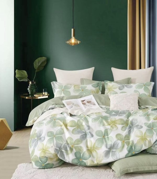 Premium dupla posteljina lux-324 SET 7/1 (posteljina sa dvije odvojene navlake za jorgan 140x200)
