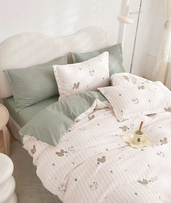 Premium dupla posteljina lux-287 SET 7/1 (posteljina sa dvije odvojene navlake za jorgan 140x200)