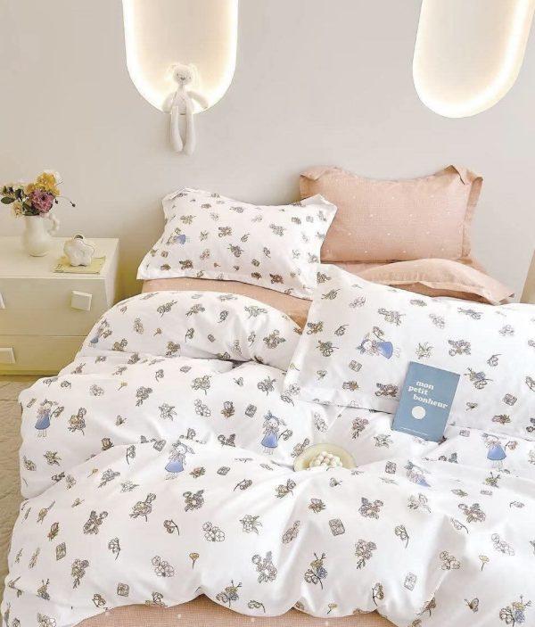 Premium dupla posteljina lux-294 SET 7/1 (posteljina sa dvije odvojene navlake za jorgan 140x200)