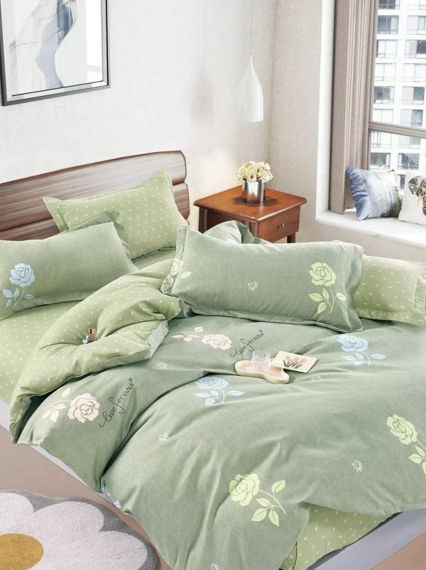 Premium dupla posteljina lux-329 SET 7/1 (posteljina sa dvije odvojene navlake za jorgan 140x200)